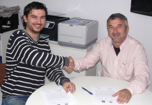 Pepe costa y Paco Segarra firmaron el acuerdo