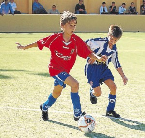 La Penya Blanc i Blava B pudo con el Portmany B.  L.H.