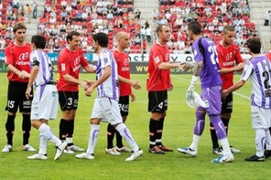Imagen del partido de Liga entre el RCD Mallorca y Valladolid