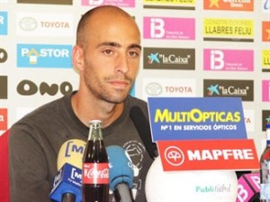 Borja Valero en rueda de prensa