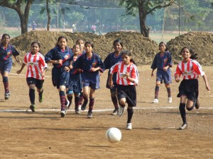 Jugada de uno de los partidos disputados