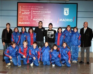 Selección Femenina en Madrid. pulsar sobre la foto para ampliarla