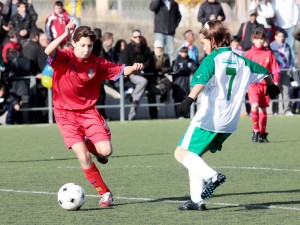 Jugada del partido frente a Andalucia