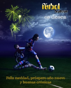 Feliz 2010 a todos. Postal Marcel Newman.