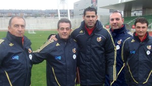 Los Seleccionadores en Madrid junto a Fernando Hierro