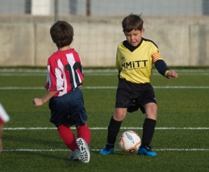 Jugada del partido.