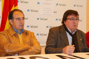 Jaime Sastre con el presidente de la Balear Miguel Bestard