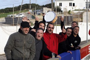 Afionados del Binissalem. Foto Karlos Hurtado