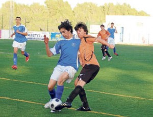 El Sant Rafel acabó goleando a la Peña Independiente.  L.H.