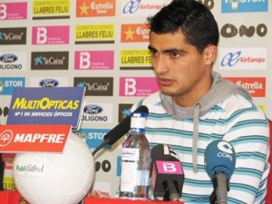 Gonzalo Castro en la rueda de prensa ofrecida este martes en la Ciutat Esportiva