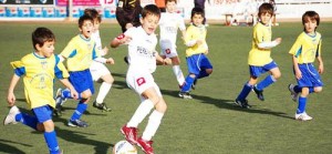 Imagen del partido entre la Peña Deportiva A y el Rápid.  L.H.