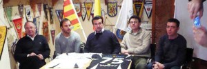 Un instante de la presentación que tuvo lugar ayer en el campo municipal de Santa Eulària.  G.L.S