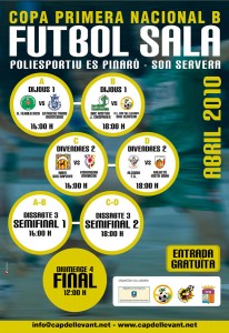 CARTELL FUTBOL SALA Cartel copa Fútbol Sala. Pulsar para ampliar