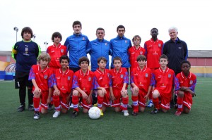 Toni Barea con la Selección Sub-12