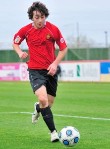 Tofol Torres con el Mallorca. Foto Javi Nebot