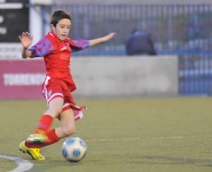 El manacorí Gabriel Pont en el partido del lunes en Calvia